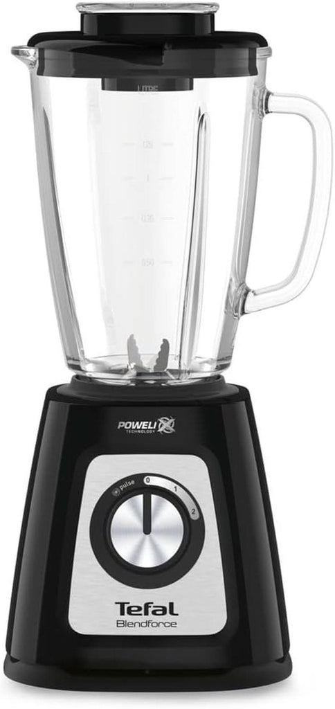 Tefal BL435831 BL4358 Standmixer, Glas, 1.75 Liters, Schwarz