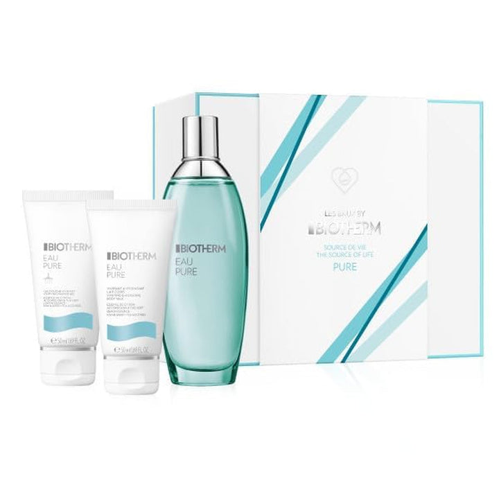 Biotherm Eau Pure Eau De Toilette, parfum de îngrijire corporală pentru femei, răcoritor și hidratant, cu esențe de fructe verzi și uleiuri esențiale, împrospătează și revigorează intens pielea.
