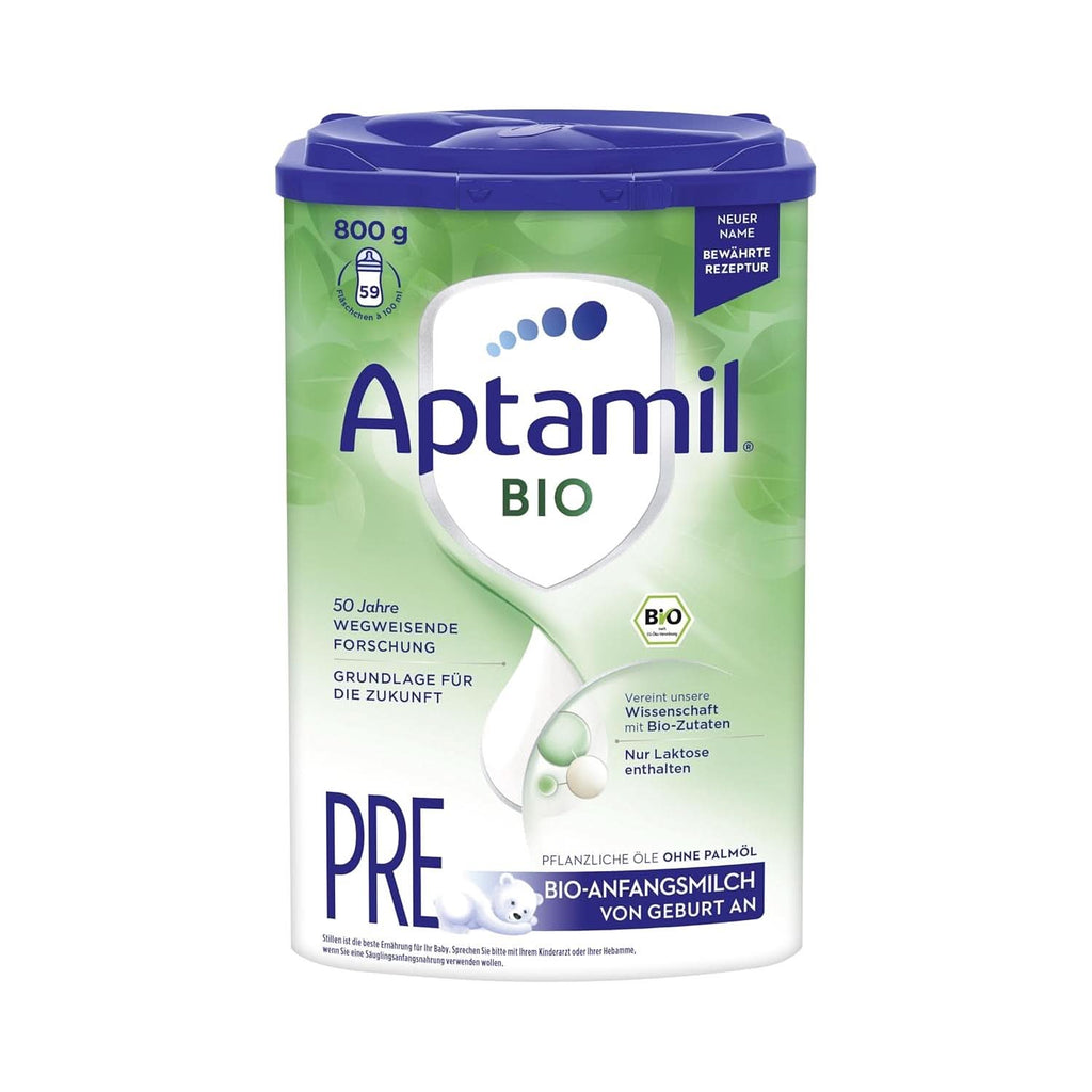 Aptamil Bio Pre – Anfangsmilch Von Geburt an – Pflanzliche Öle Ohne Palmöl – 1 X 800 G