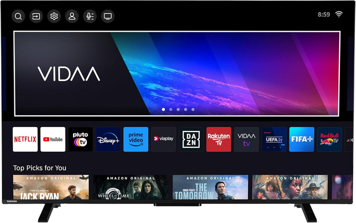 Toshiba 32LV3E63DAZ 32 Zoll Fernseher/Vidaa Smart TV (Full HD, HDR, Triple-Tuner, Bluetooth, Dolby Audio)