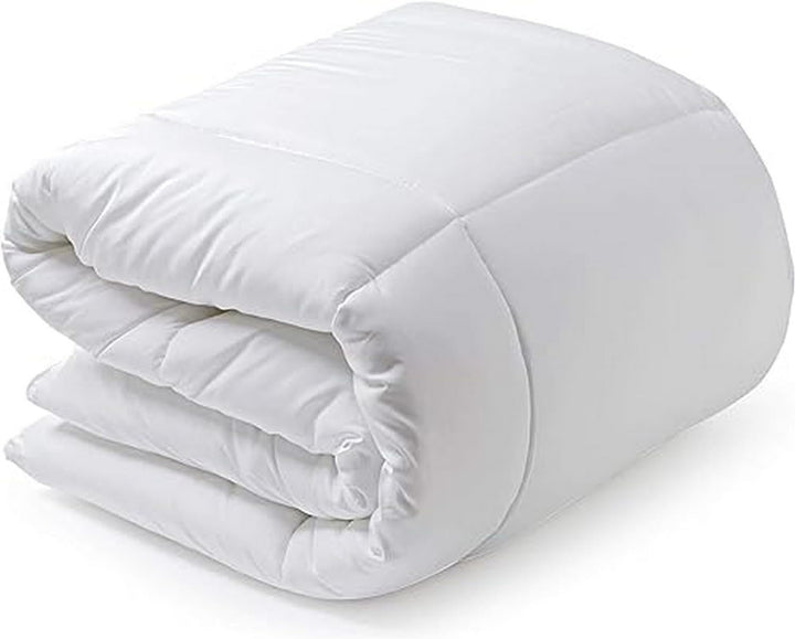 Plapumă din fibre, 250 G, microfibră, moale, mătăsoasă, pentru paturi cu 100, 105 și 110 cm, alb, 180 X 220 cm Plapumi si pilote Naty Shop 100X120