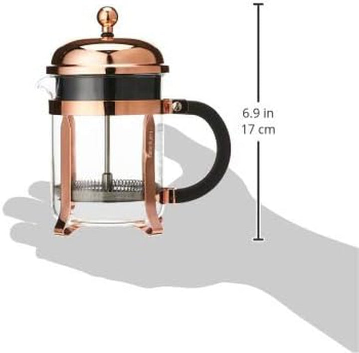 Bodum Chambord filtru de cafea 4 cești, crom, roz, 0,5 litri