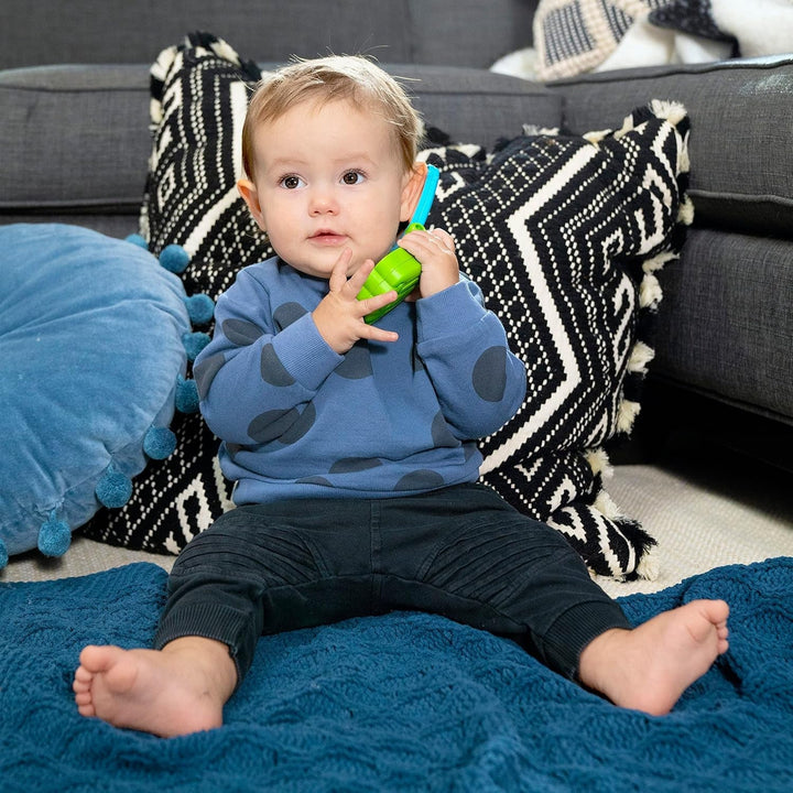 Baby Einstein, Ocean Explorers Shell Phone, sunete și lumini, 3 limbi - engleză, franceză, spaniolă, de la 6 luni Jucarii Bebe Naty Shop