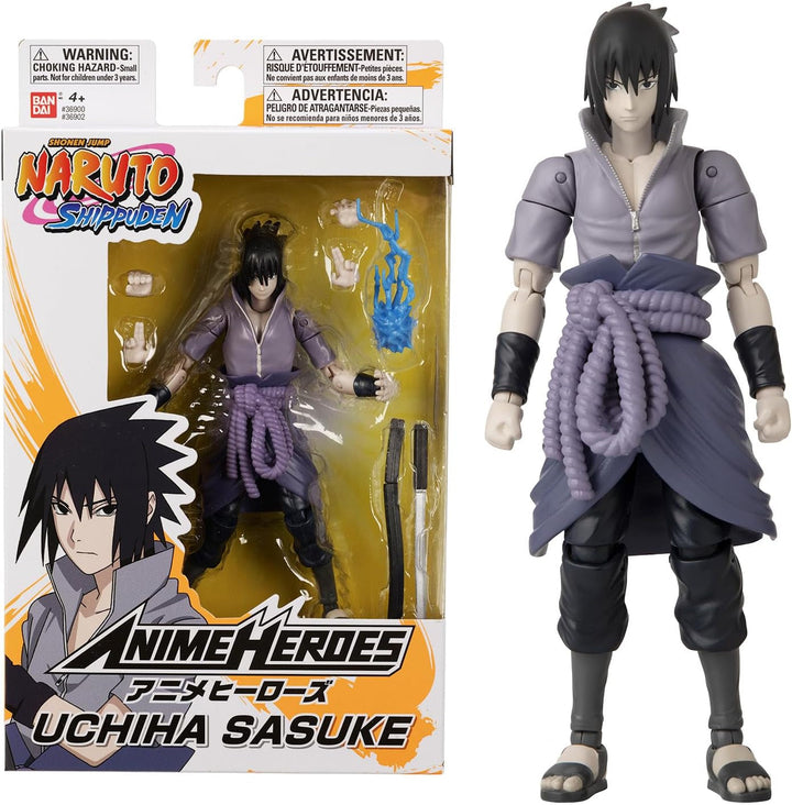 Bandai - Anime Heroes - Naruto Shippuden - Anime Hero Figures 17 Cm - Kakashi Hatake - Licență oficială - Figura articulată Kakashi - 36903