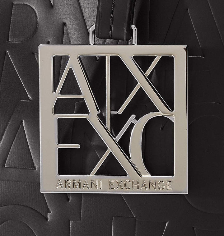 Armani Exchange Women's Liz - Small Open Shopping Tote Negru (Nero - Black) Genti Femei Naty Shop