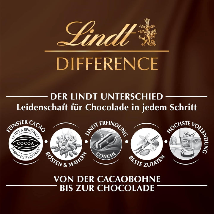 Lindt Schokolade LINDOR Eier 60% Kakao | 450 G | LINDOR Eier Extra Dunkel Mit Zartschmelzender Füllung Und 60% Kakaoanteil | Oster Schokolade | Schokoladengeschenk | Ostereier