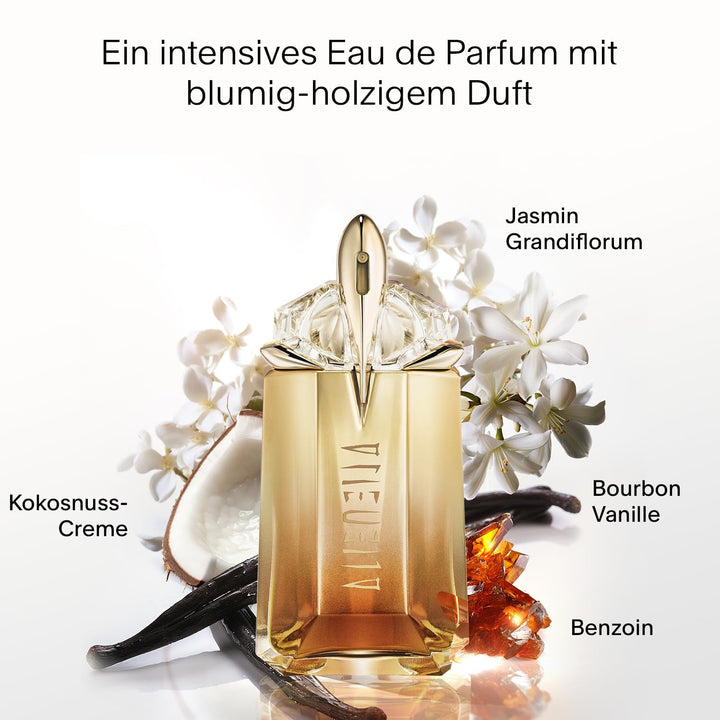 MUGLER Alien Goddess Eau De Parfum Intense, Parfum pentru femei, Aromă florală, lemnoasă și ambrată, Parfum minunat