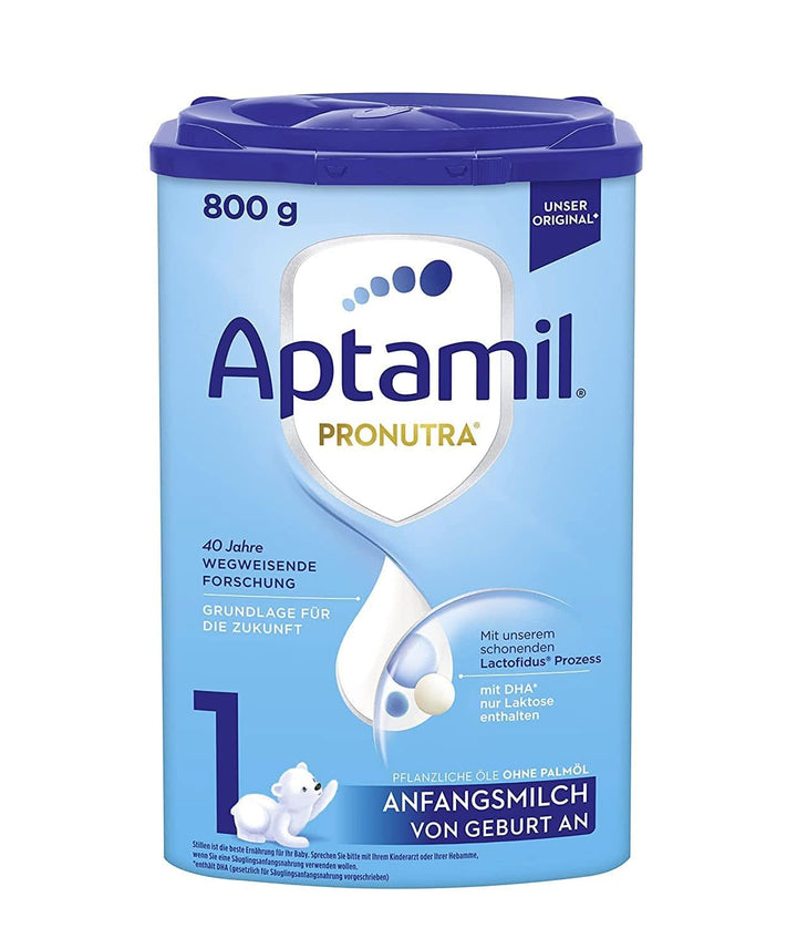 Aptamil Pronutra PRE – Anfangsmilch Von Geburt An, Mit DHA, Nur Laktose, Ohne Palmöl, Babynahrung, Milchpulver, 1X 800 G