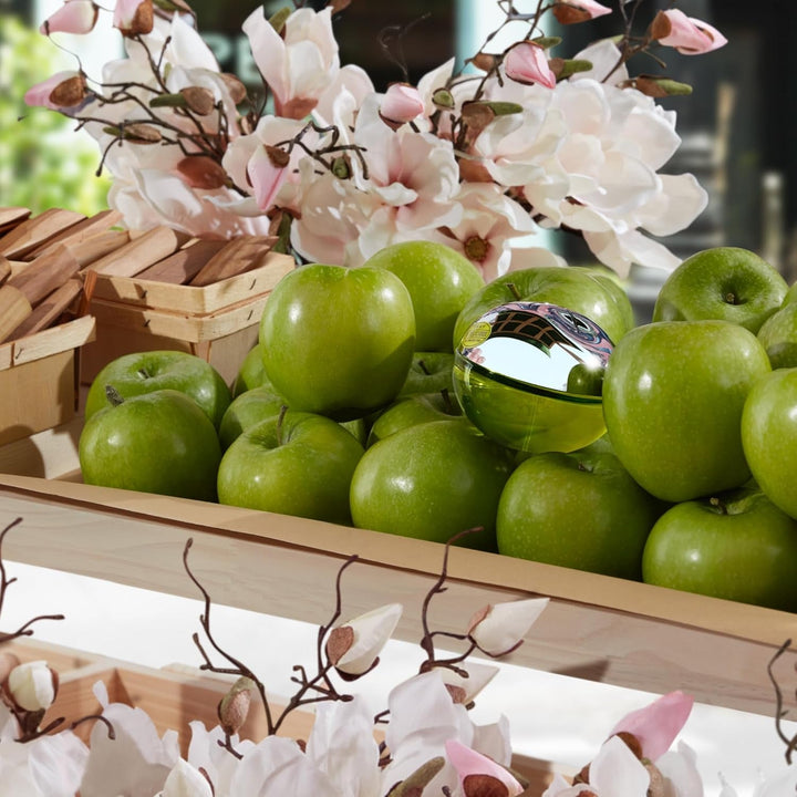 Set cadou DKNY Be Delicious pentru femei - Apă de parfum 100ml, Format călătorie 15ml, Gel de duș 150ml - Parfum fructat verde cu măr, Acțiune de lungă durată