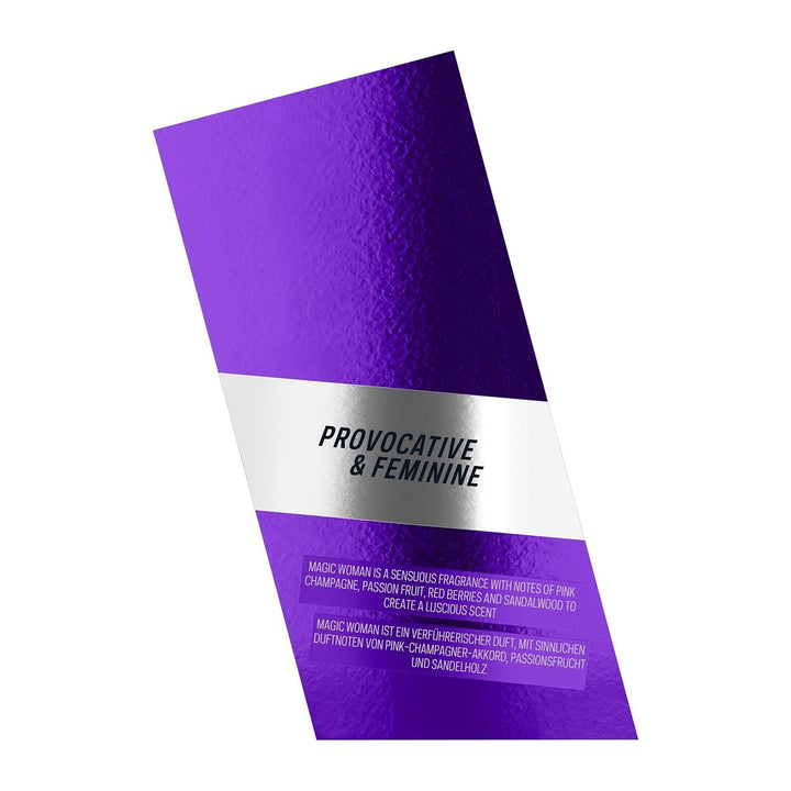 Bruno Banani Magic Woman Eau De Toilette, Parfum seducător pentru femei cu note floral-fructate, Formulă vegană, Acțiune extra-lungă, 50 ml