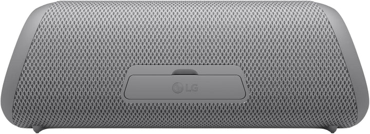 LG XBOOM Go DXG7, Difuzor Bluetooth portabil (40 wați, Google Assistant, Siri, iluminare), gri