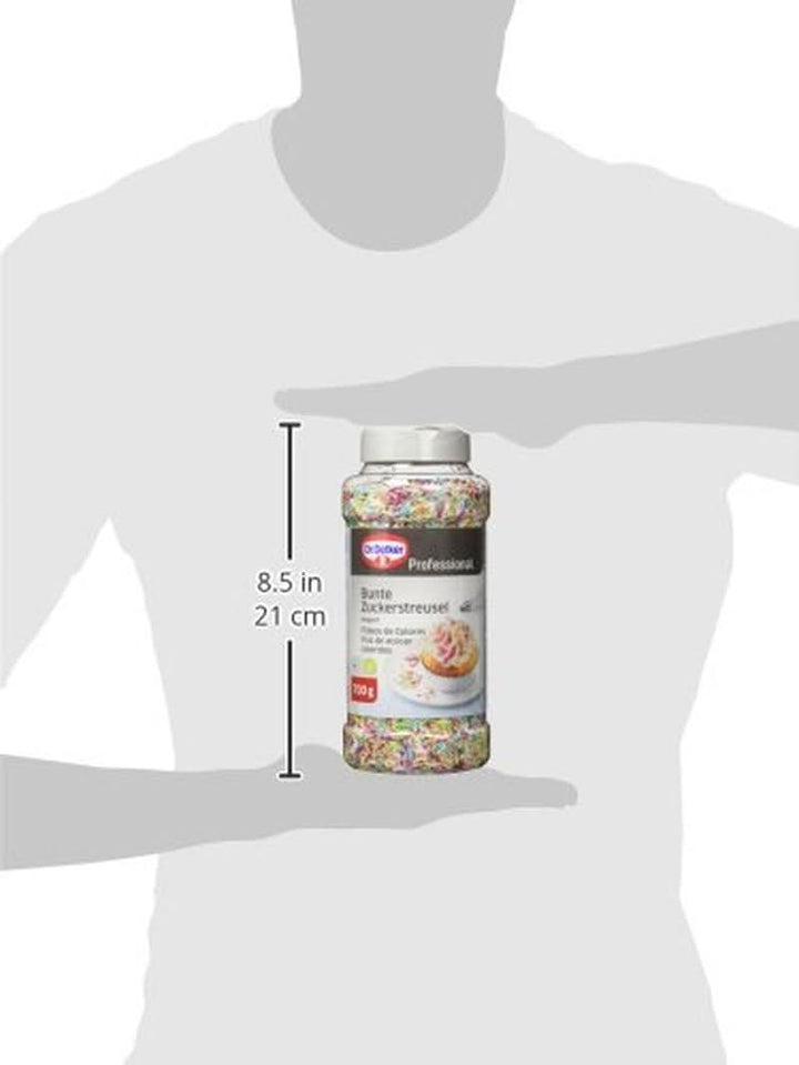 Dr. Oetker Professional Sprinkles de zahăr colorat pentru coacere și decorare, 700 grame