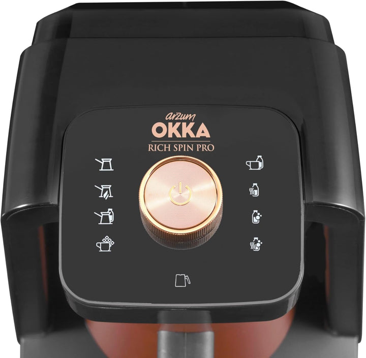 Arzum OKKA RICH SPIN PRO TURKISH COFFEE MACHINE COPPER