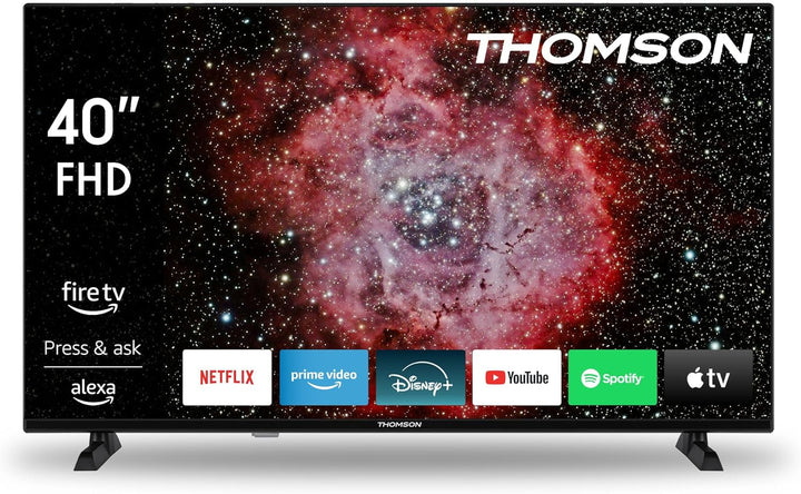 Thomson 32'' (80 Cm) HD – LED Fire TV – Alexa-Sprachsteuerung, Airplay-Unterstützung, Triple Tuner, Bluetooth, HDMI, Usb-Anschlüsse, AV in Und CI+ – 32HF2S34 – 2024