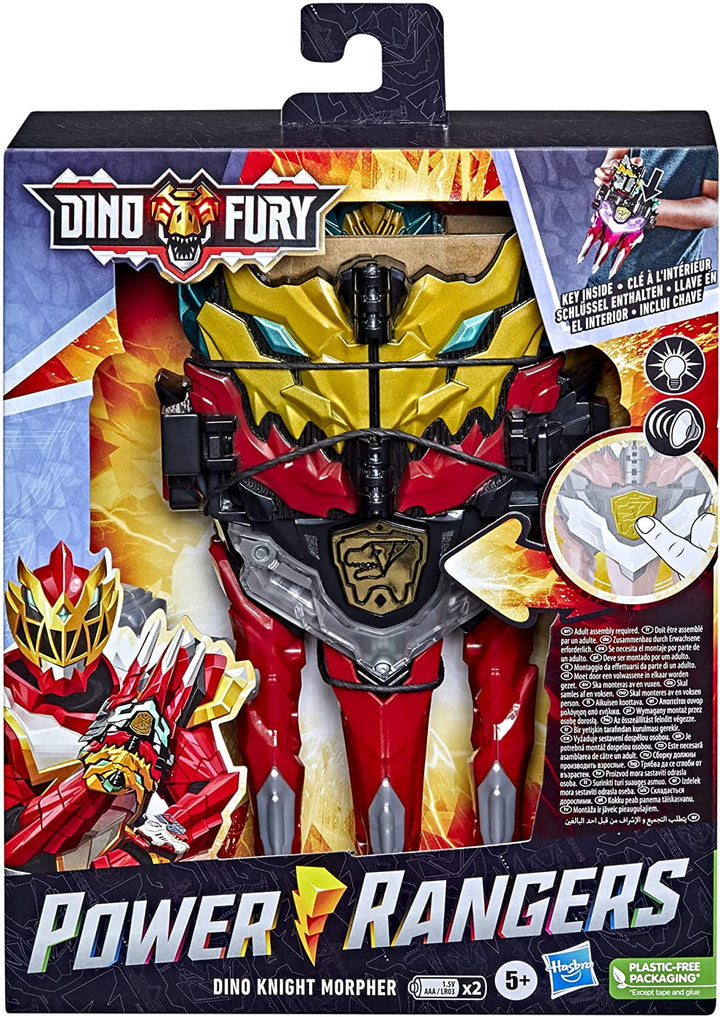 Power Rangers Dino Knight Morpher, jucărie cu lumini, sunete și taste, inspirată de serial, 15 centimetri