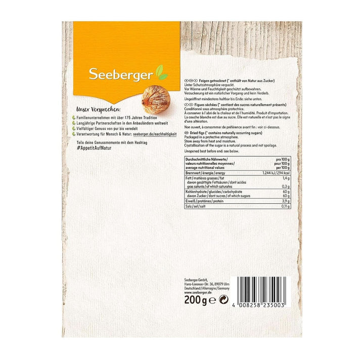 Seeberger Delikatess, Smochine uscate - dulci ca mierea, 12 x 200 grame