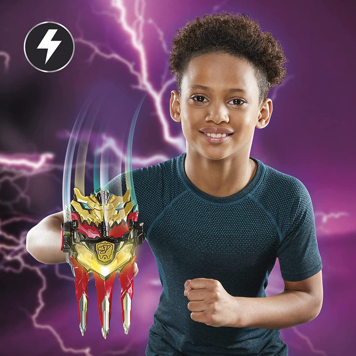 Power Rangers Dino Knight Morpher, jucărie cu lumini, sunete și taste, inspirată de serial, 15 centimetri