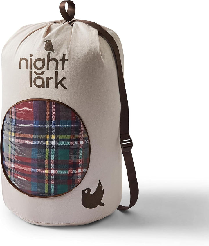 Night Lark Kuschelige Sherpa-Fleece-Decke, Klassisches Rotes Schottenkaro, 9 Tog, LuxuriÃ¶s, Flauschig, Dick Und Wendbar, Perfekt FÃ¼r Sofa, Bett, Couch, Sofa. Hypoallergen, Maschinenwaschbar, GrÃ¶ÃŸe: