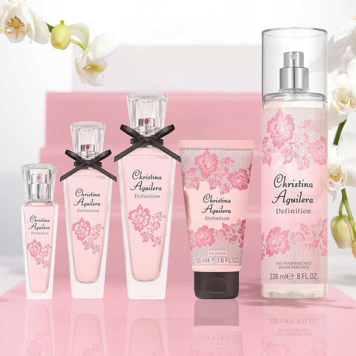 Christina Aguilera - Definition Eau De Parfum, Parfum ușor, Cu mandarină, orhidee și chihlimbar, Note florale și citrice, Parfum răcoritor, Ideal pentru vară, Parfum pentru femei - 30 ml