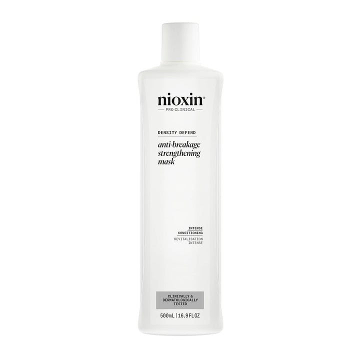 Nioxin Density Defend Anti-Breakage Strengthening Hair Mask - Mască de păr hidratantă împotriva ruperii părului, îngrijire a părului leave-in cu vitamina C Masca de par Naty Shop 500 Ml (1 pachet)