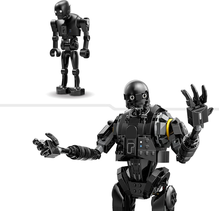 LEGO Star Wars 75434 Security Droid K-2SO - Construiește și expune figura, jucărie de construcție, model de colecție cu panou informativ - Cadou pentru băieți, fete și adulți fani Andor