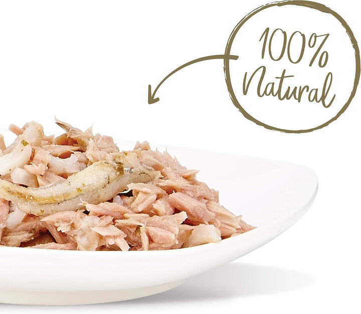 Applaws Premium Natural Cat Food Wet, Tuna Fillet With Anchovies in Broth 70G portion bag (12X70G) + Premium Natural Cat Food Wet, 70G portion bag (12X70G)