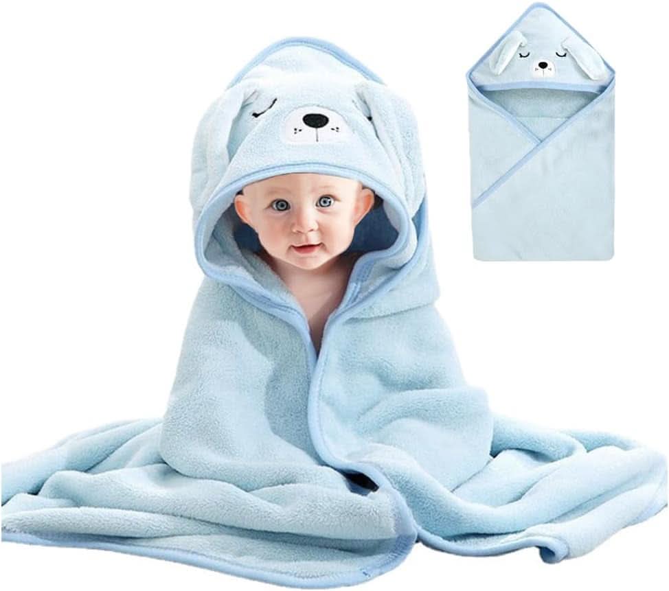 Kaputzenhandtücher Baby Handtuch Neugeborene Badehandtuch Baby Mit Kapuzenbadetuch Baby Kapuzenhandtuch Super Saugfähig Kleinkinder Badetücher Baby Bath Towel Newborn -Grüner