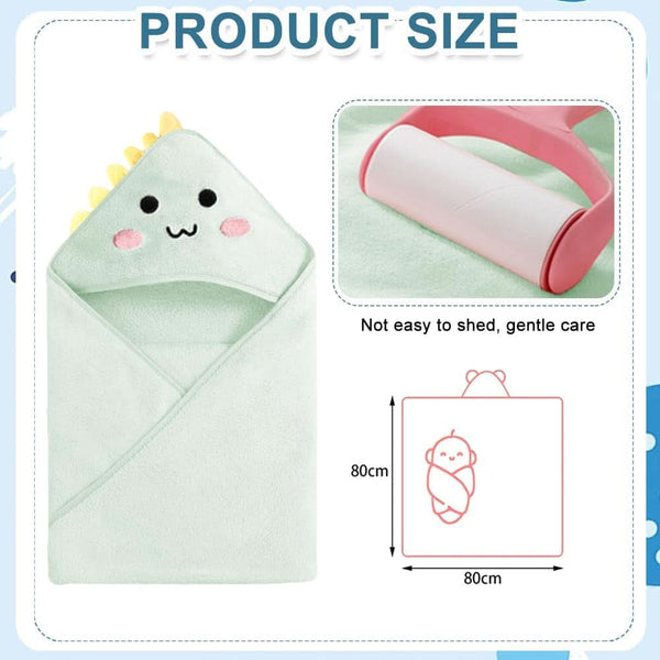 Kaputzenhandtücher Baby Handtuch Neugeborene Badehandtuch Baby Mit Kapuzenbadetuch Baby Kapuzenhandtuch Super Saugfähig Kleinkinder Badetücher Baby Bath Towel Newborn -Grüner