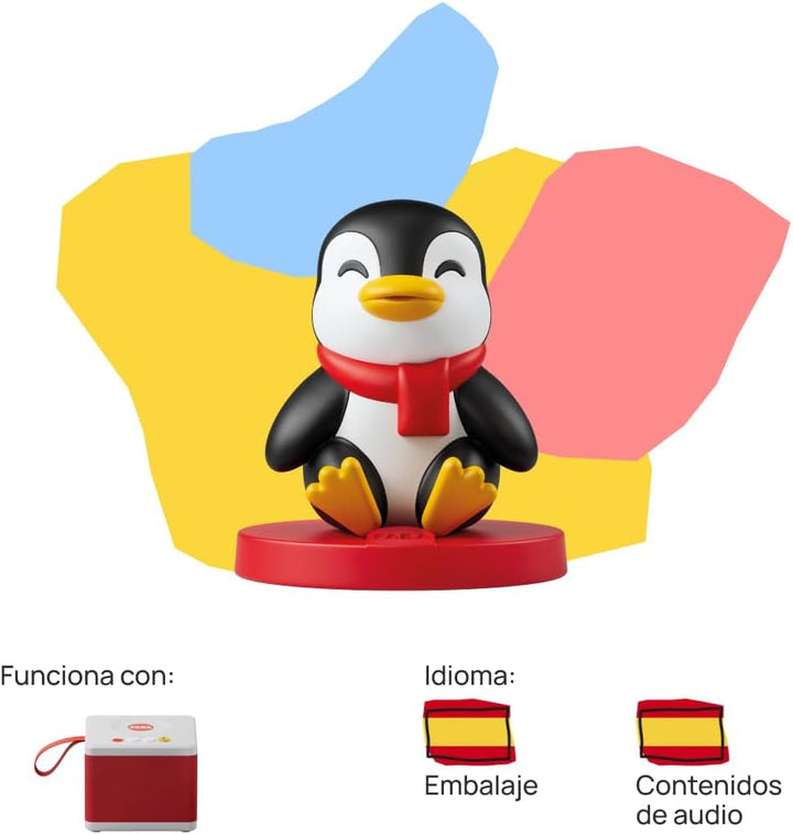 Personaj sonor - Colinde de Crăciun - cântece - jucărie, conținut educațional, în spaniolă, pentru fete și băieți de la 0 ani, multicolor, FFL30004 Jucarii Bebe Naty Shop