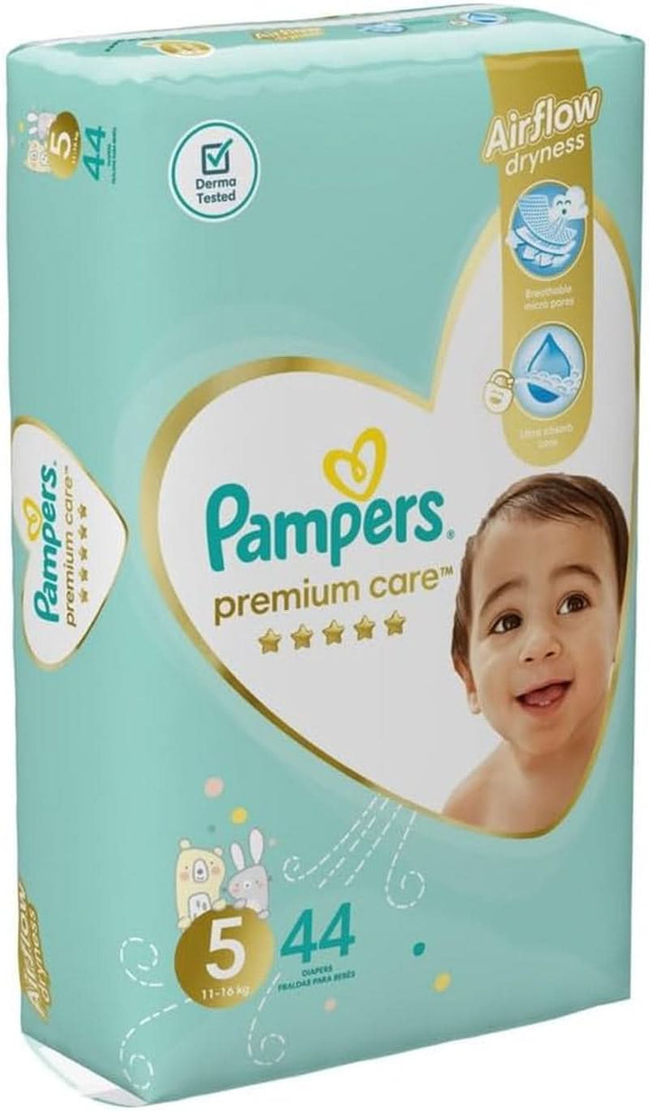 Pampers Premium Care scutece, mărimea 5 , 11 - 18 kg , 44 buc