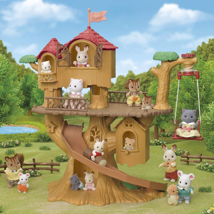 Sylvanian Families 5494 Adventure Tree House - Set de joacă pentru casa de păpuși