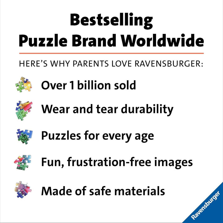 Ravensburger puzzle pentru copii - 12895 Paradisul delfinilor - Puzzle pentru copii de peste 9 ani, cu 300 de piese în format XXL