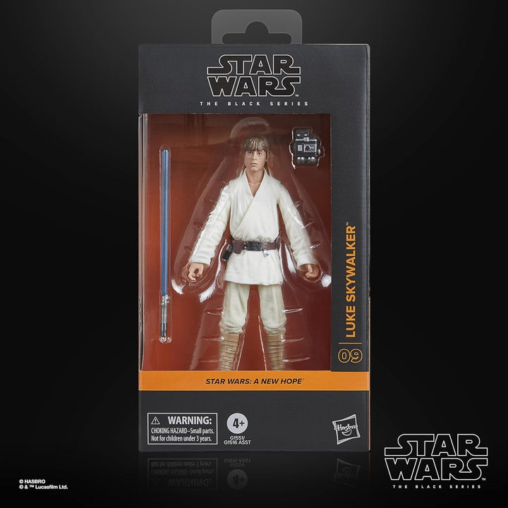 Star Wars Seria Neagră Luke Skywalker, Star Wars: O nouă speranță Figura de acțiune (15 cm) De colecționat