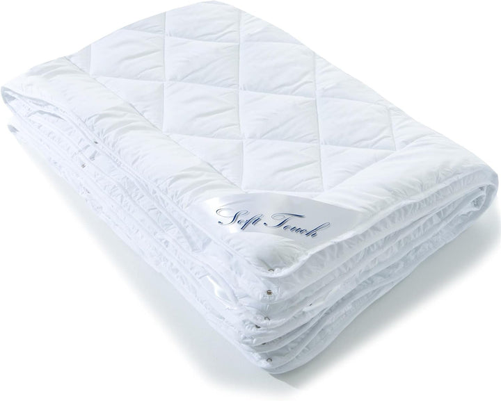 Aqua-Textil 4-sezon plapuma 135X200Cm Pături înnodate împreună Iarna 800G Vara 600G Reglarea climei Oeko-Tex