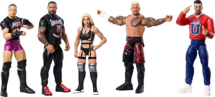 Mattel WWE Solo Sikoa Action Figure, Main Battle Series #151, Aprox. 15cm inaltime Figura de colectie cu 10 puncte de miscare si aspect realist, JCV28