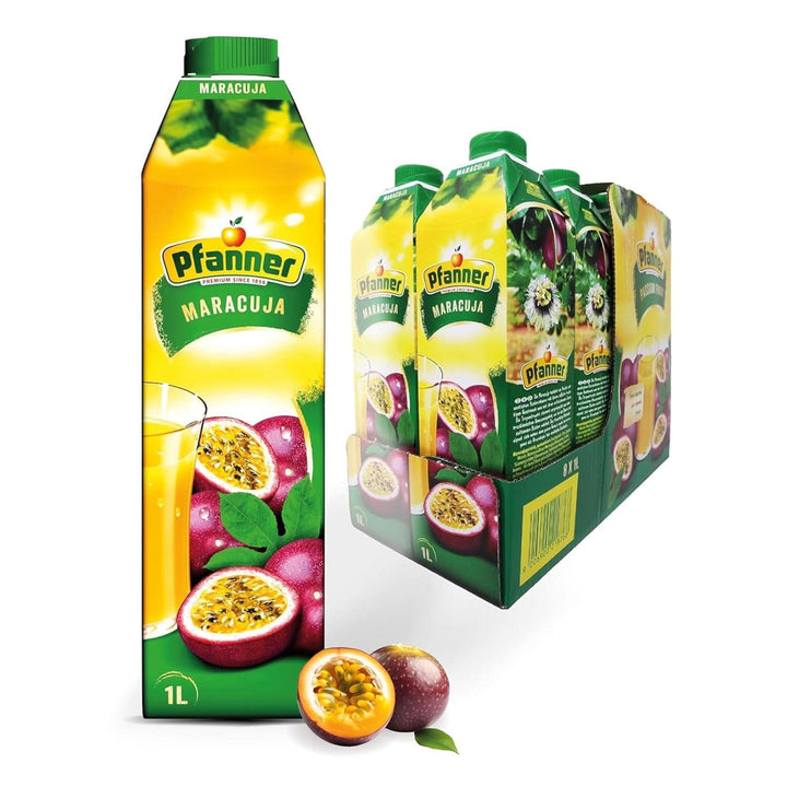 Pfanner Nectar de fructe cu căpșuni (8 X 1 litru) - 30 % conținut de fructe - băutură de căpșuni