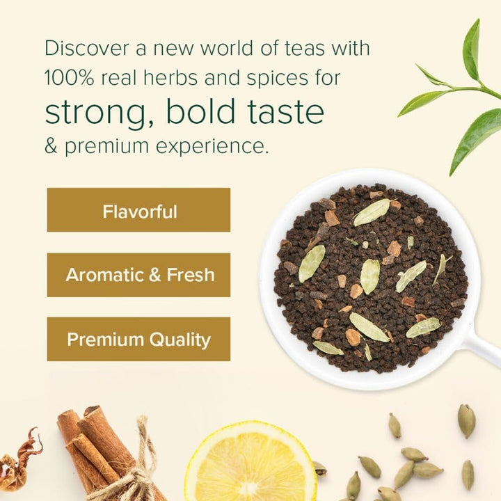 VAHDAM, set cadou cu sortimente de ceai - set de 10 ceaiuri | Ingrediente 100% naturale | Set cadou cu ceai vrac | Ceai negru, ceai verde, ceai Oolong, ceai Chai, ceai alb | Ceai vrac | Set cadou cu set de ceaiuri de probă