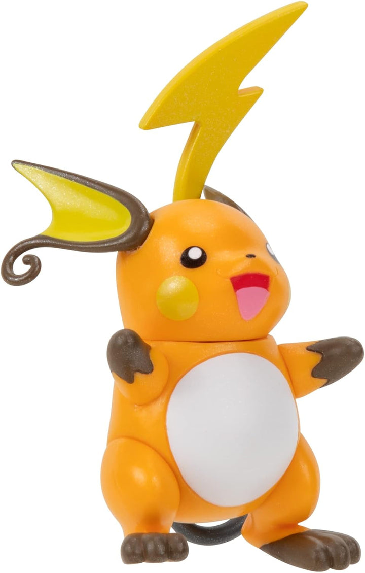 Pokemon PKW2778 Select 3-Pack cu Pichu și Pikachu și figuri de luptă Raichu de 7,6 cm, Evolution Multipack Style 2