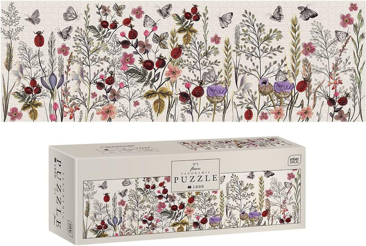 Flowers No. 1 - puzzle panoramic de 1000 de piese pentru adulți