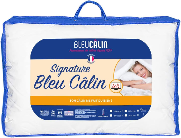 Bleu Câlin Plapumă caldă pentru 1 persoană "Gamme Signature", moale, husă din microfibră, 140 X 200 cm