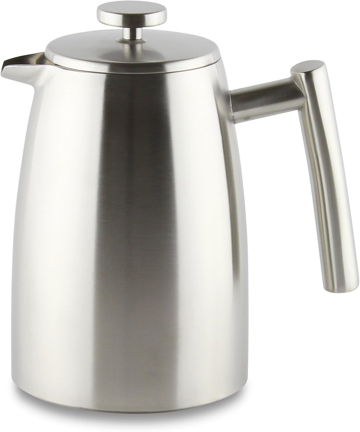 Cafe HFD-16 Stäl Belmont filtru de cafea cu perete dublu din oțel inoxidabil de înaltă calitate 18/10 - 16 cești demitasse, 2 litri, lustruit lucios, tamper Espressoare Besuche den CafÃ© Stal-Store Satinizat 350ml Cafetieră