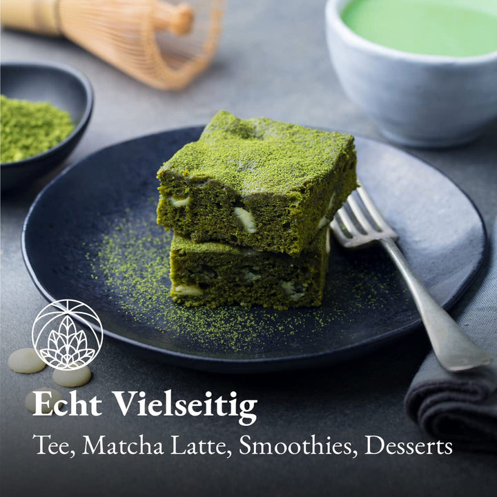 Pudră Matcha Bio Monte Nativo (100G) - Ceai Matcha pentru Latte - Ceai verde premium - 100% natural și fără aditivi