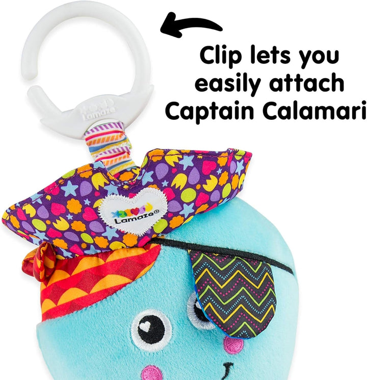 Jucărie Lamaze pentru copii Căpitanul Calamari, caracatița pirat Clip & Go, jucărie de înaltă calitate pentru copii mici & jucărie pentru copii Diego, dragonul zburător Clip & Go, jucărie de înaltă calitate pentru copii mici Jucarii Bebe Naty Shop