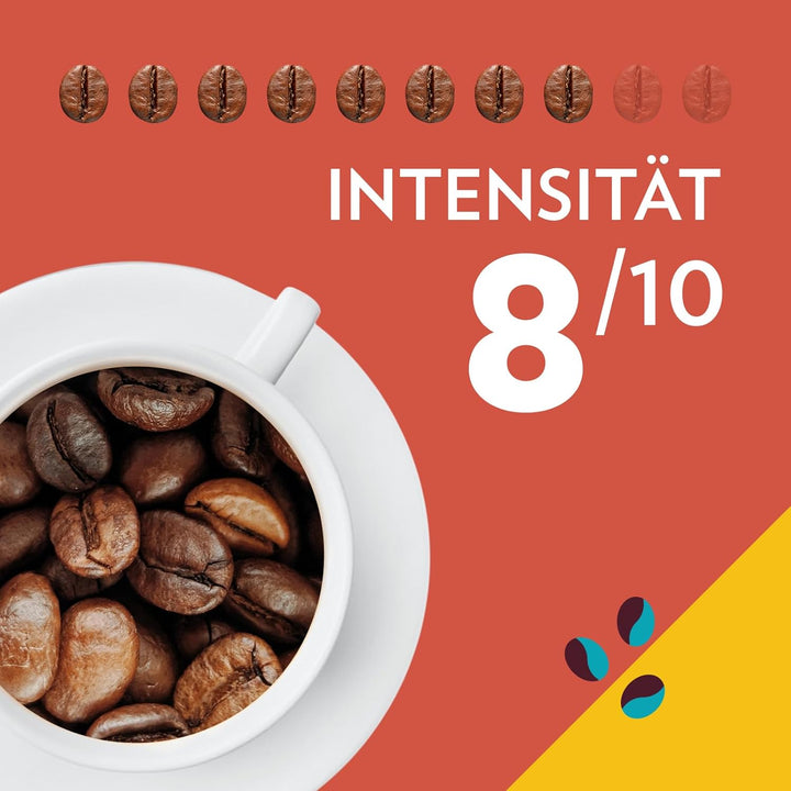 Lavazza, Tales of Roma, Kaffeebohnen, Ideal Für Espresso-Kaffeemaschinen, Mit Aroma Noten Von Haselnuss & Dunkler Schokolade, Arabica Und Robusta, Intensität 8/10, Mittel Röstgrad, 250 G