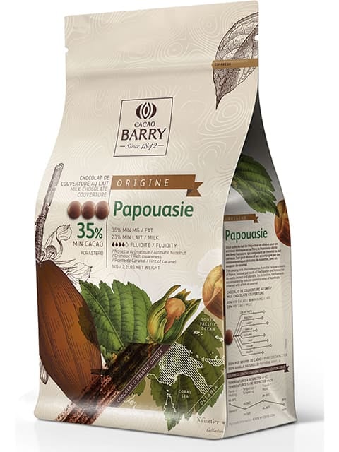 Ciocolata cu Lapte 35% Papouasie, 1 Kg, Cacao Barry Materii Prime Profesionale Naty Shop