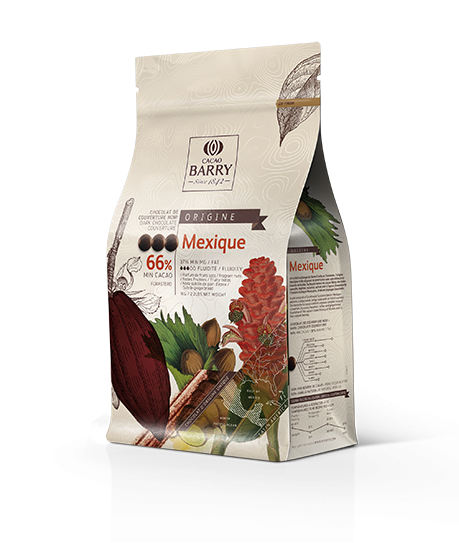 Chocolatement dessiné 66% Mexique, 1 kg, Cocoa Barry