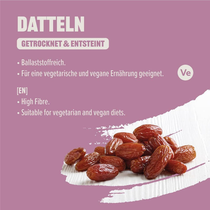 Curmale uscate și fără sâmburi, 250g Produse deshidratate Naty Shop