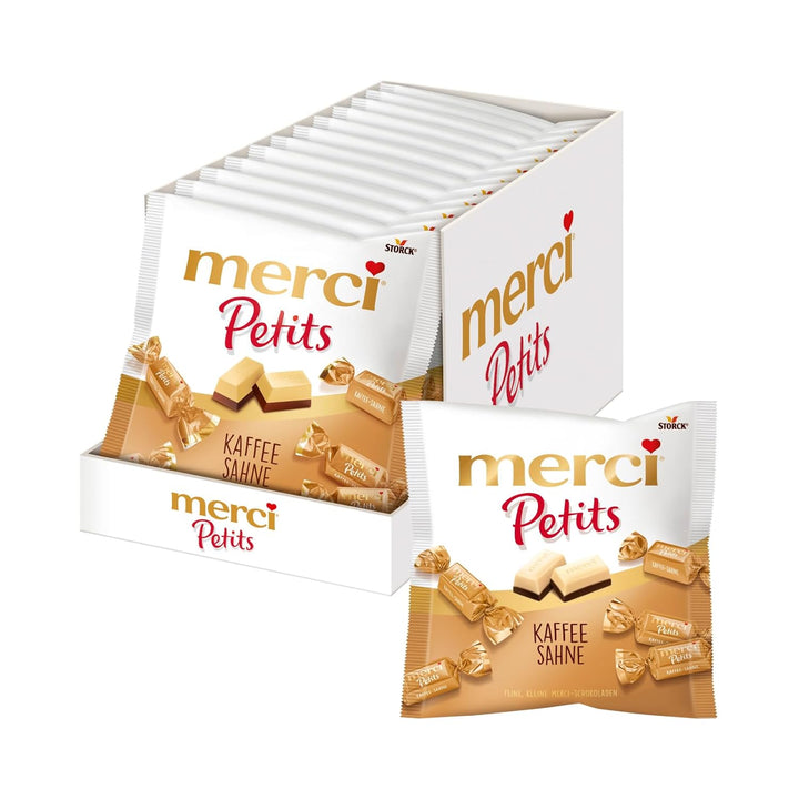 Merci Petits Chocolate Collection – 1 X 1000G – Mix Aus Nicht Gefüllten Und Gefüllten Schokoladen-Spezialitäten in Praktischer Runddose