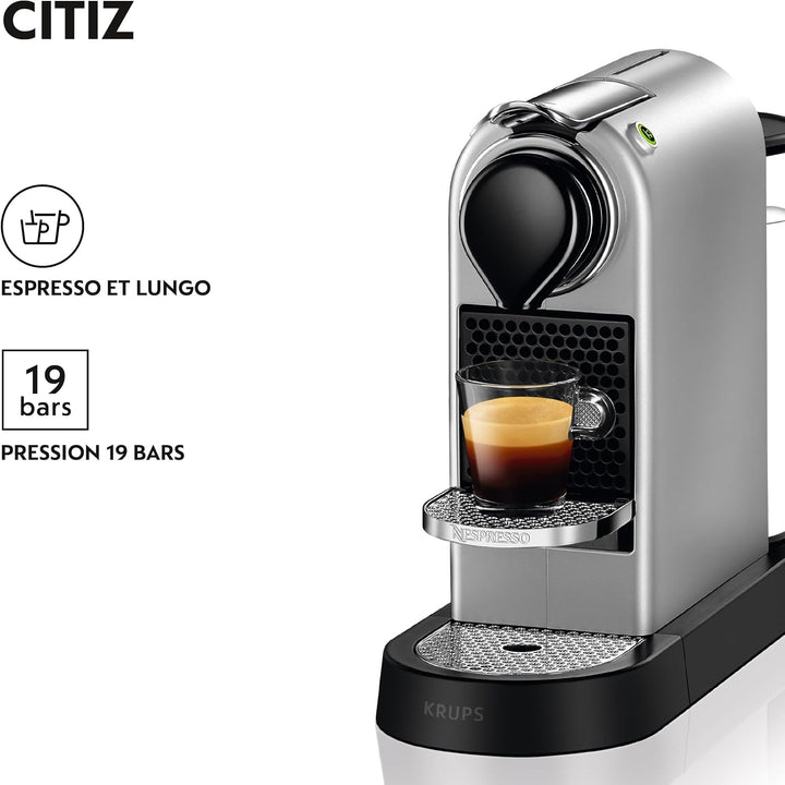 Nespresso Krups YY4118FD Mașină de cafea Citiz Silver