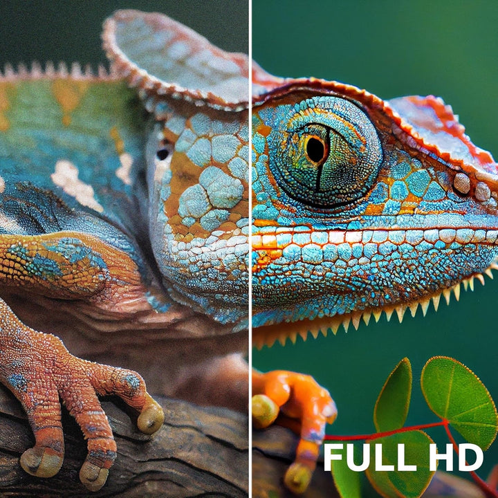 STRONG - 40 Zoll (100 Cm) Full HD Fernseher SRT40FF2003C - Herausragende Bildqualität - Triple-Tuner - 3 Hdmi-Anschlüsse (1 ARC), 2 Usb-Anschlüsse, AV, Antennen-/Sat-Anschluss - Schwarz